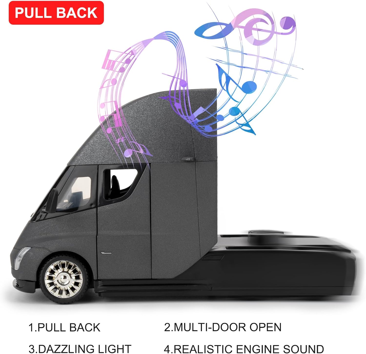 کامیون تسلا سِمی مشکی